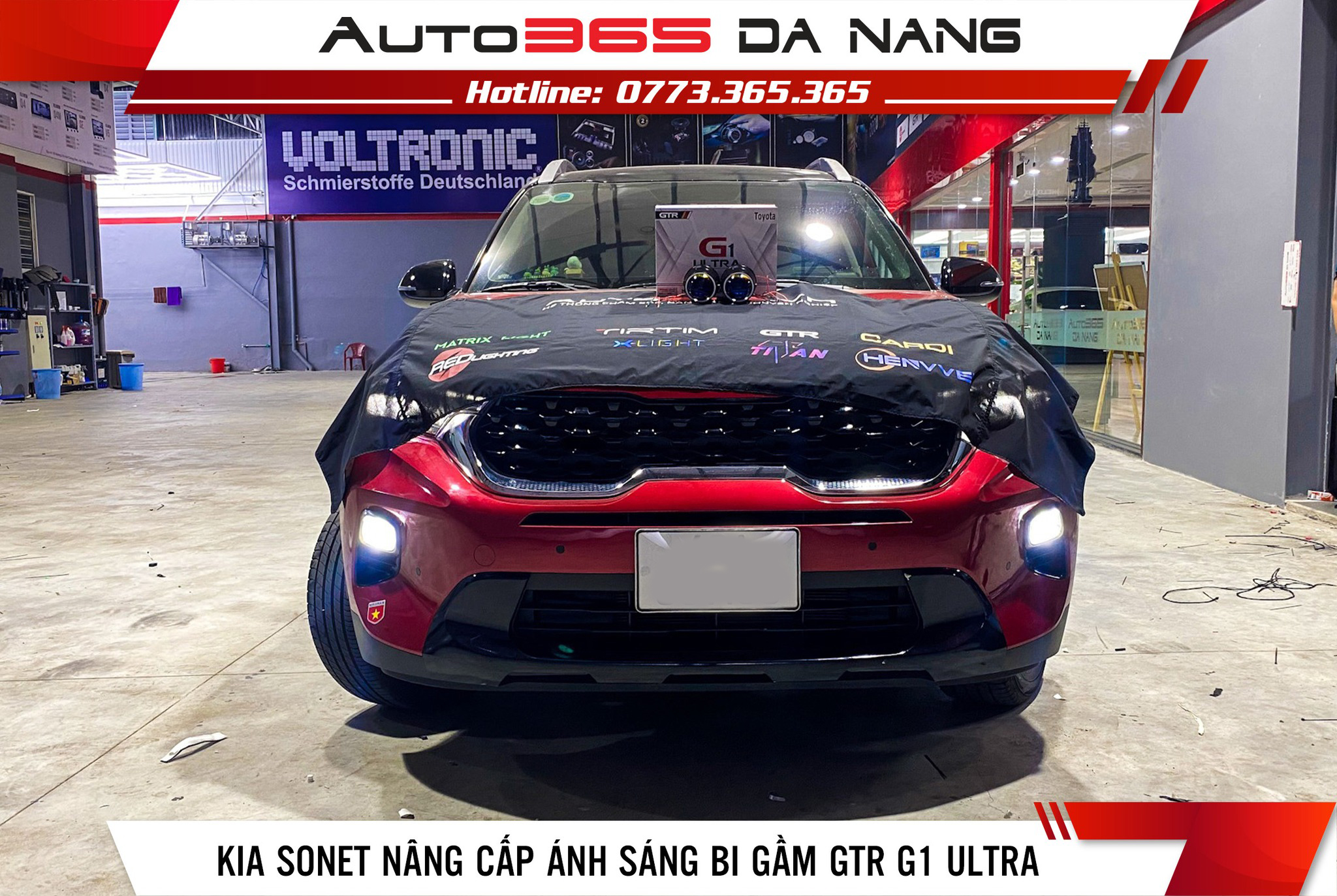 Kia Sonet độ đèn GTR G1 Ultra